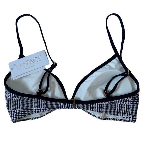 L*SPACE Swim Set Black/White Sizs S NWT - Picture 5 of 8